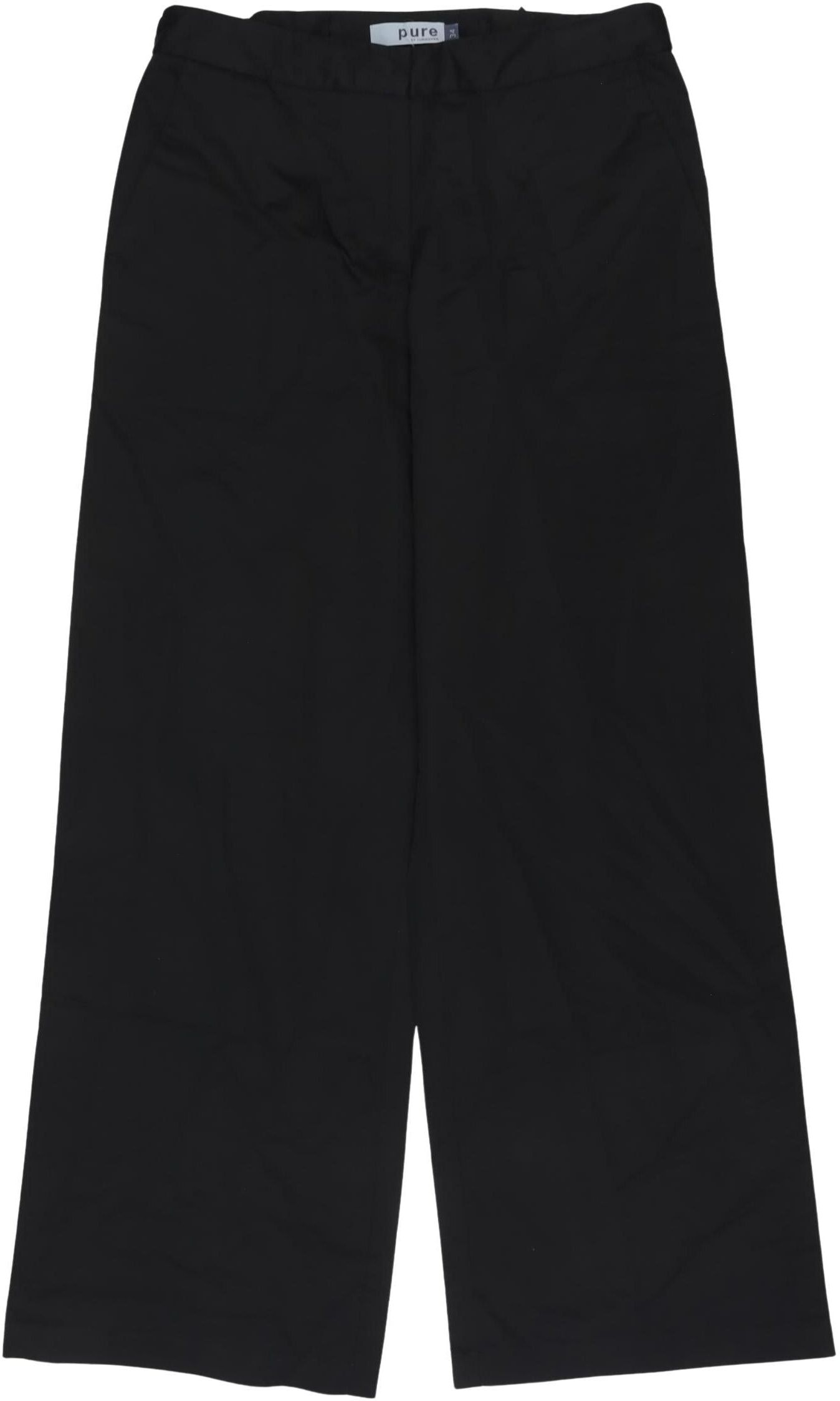 Turnover Damen Stoffhose, Schwarz, Gr. EU 34, Baumwolle / Synthetik - Second Hand