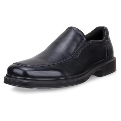 Slipper ECCO "Helsinki 2", Herren, Gr. 39, schwarz, Glattleder, Schuhe Slipper, Business Schuh, Anzugschuh in klassischem Look