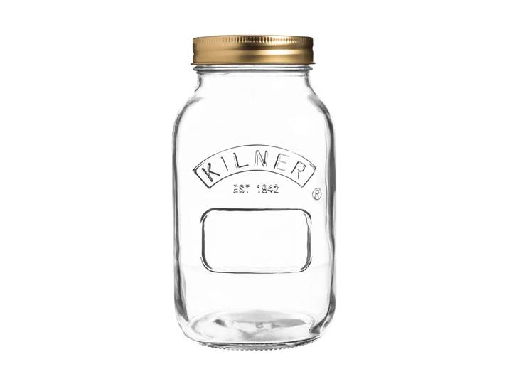 Kilner Bocal rond Kilner Transparent-or, 1 L