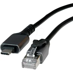 VALUE 12991165 - Netzwerkadapter, Kabel, USB Typ C, Gigabit Ethernet, 1 m