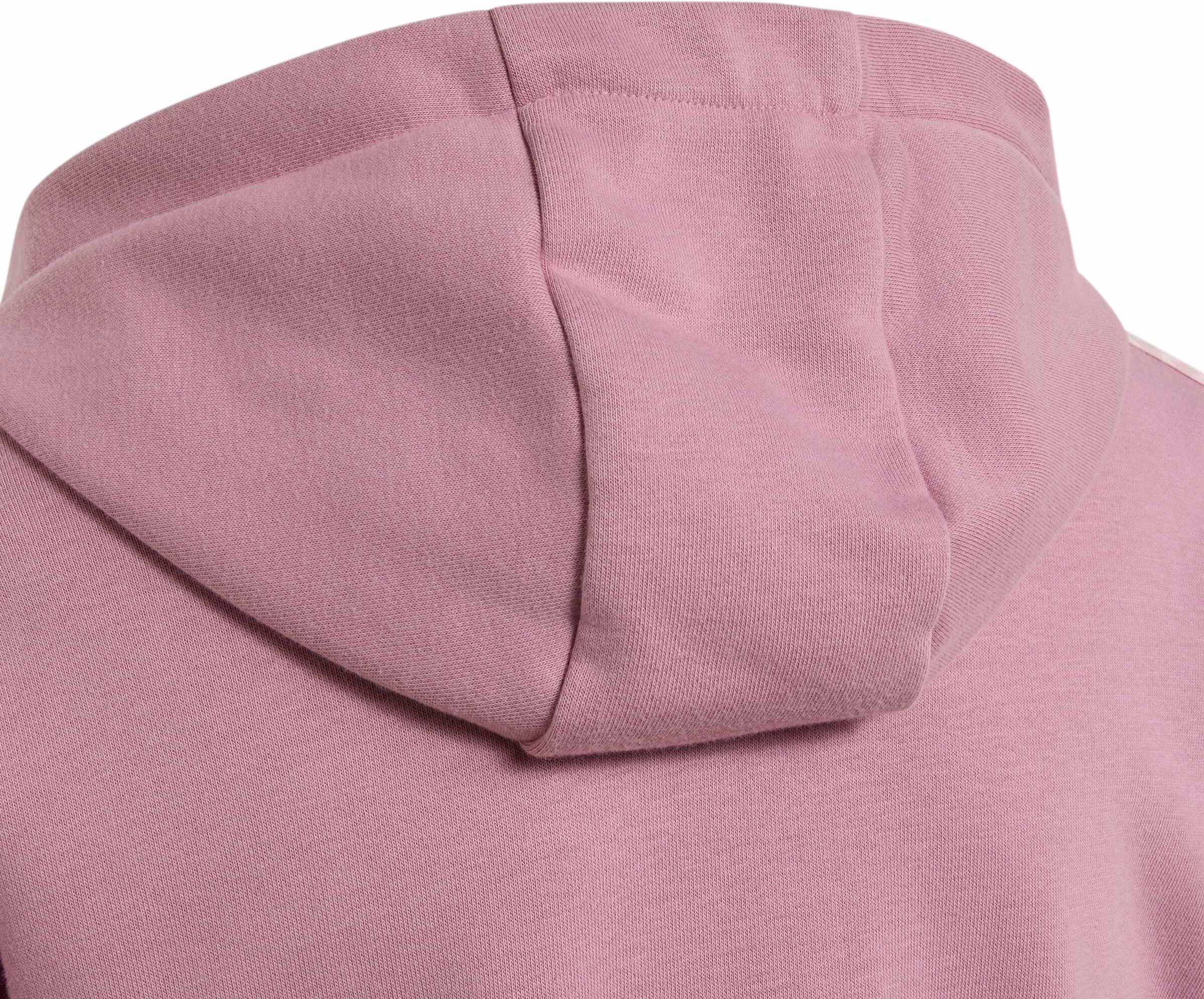 Kapuzensweatshirt ADIDAS SPORTSWEAR "SEASONALS ANIMAL, DURCHGEHENDER REISSVERSCHLUSS", Mädchen, Gr. 128, rosa (magic mauve, multicolor, clear pink), Obermaterial: 55% Baumwolle, 36% Polyester, 9% Viskose, normal, Rundhals, angesetztes Bündchen, Sweatshirt