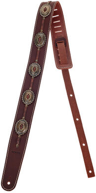 Richter Raw II Concho Guit Strap BR/OB Braun