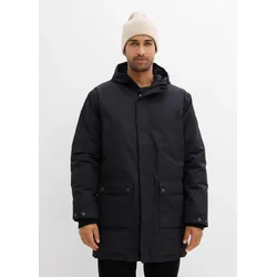 bonprix Wasserdichter Funktionsparka mit Echtdaunen, schwarz, Gr.52, Modischer Thermo Parka. Der Parka wurde mit recycelten Daunen produziert und ist von innen gesteppt. Zu dem besitzt der Parka diverse Funktionen., aus Daunen