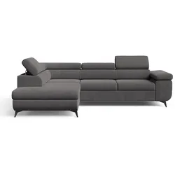 ECKSOFA Argon Dunkelgrau Rechts