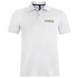 uvex 7071313 Poloshirt Kleider-Größe=XXL Weiß