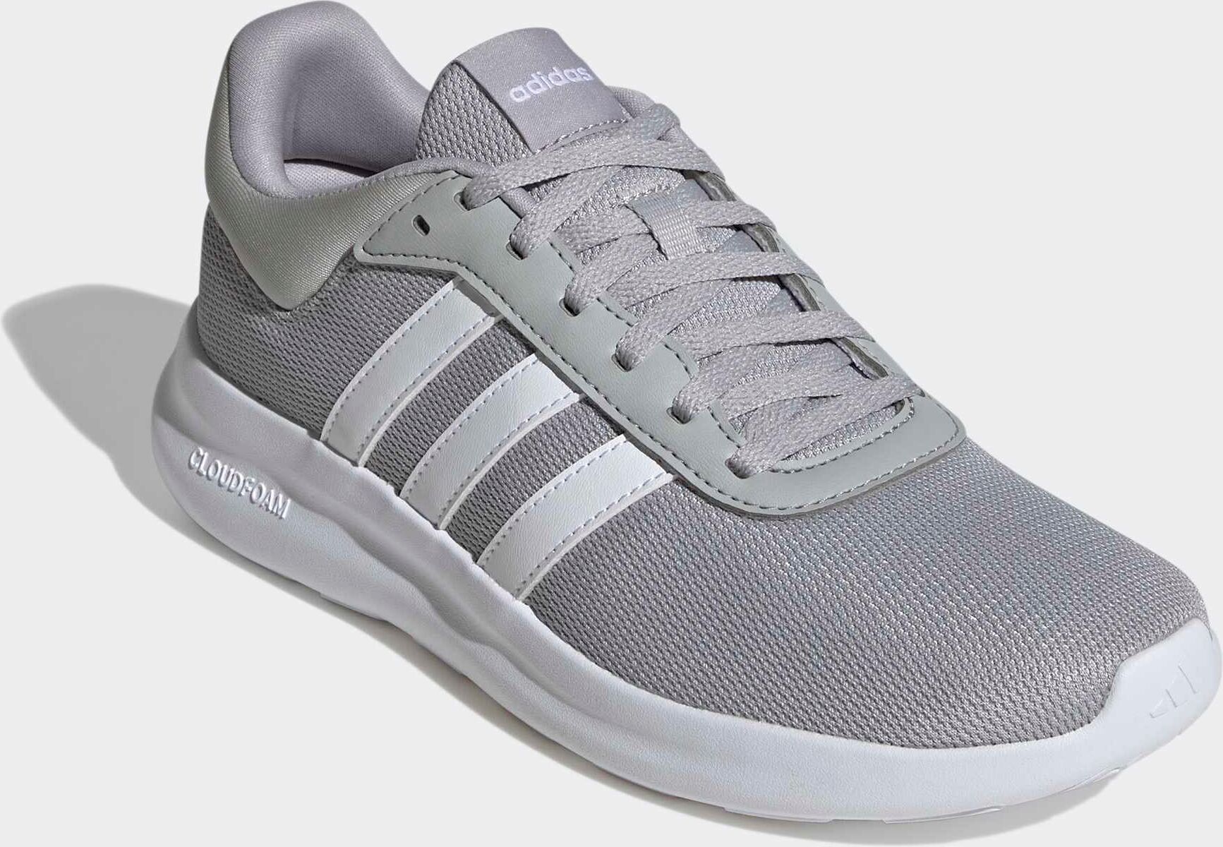 Sneaker ADIDAS SPORTSWEAR "LITE RACER 4.0", Damen, Gr. 40, grau (grau two, ftwr weiß, glory grau), Synthetik, Textil, Schuhe Sneaker grau two, ftwr weiß, glory grau 40