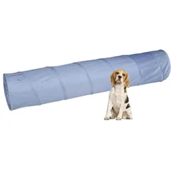 Relaxdays Hundetunnel Agility 2m Grau