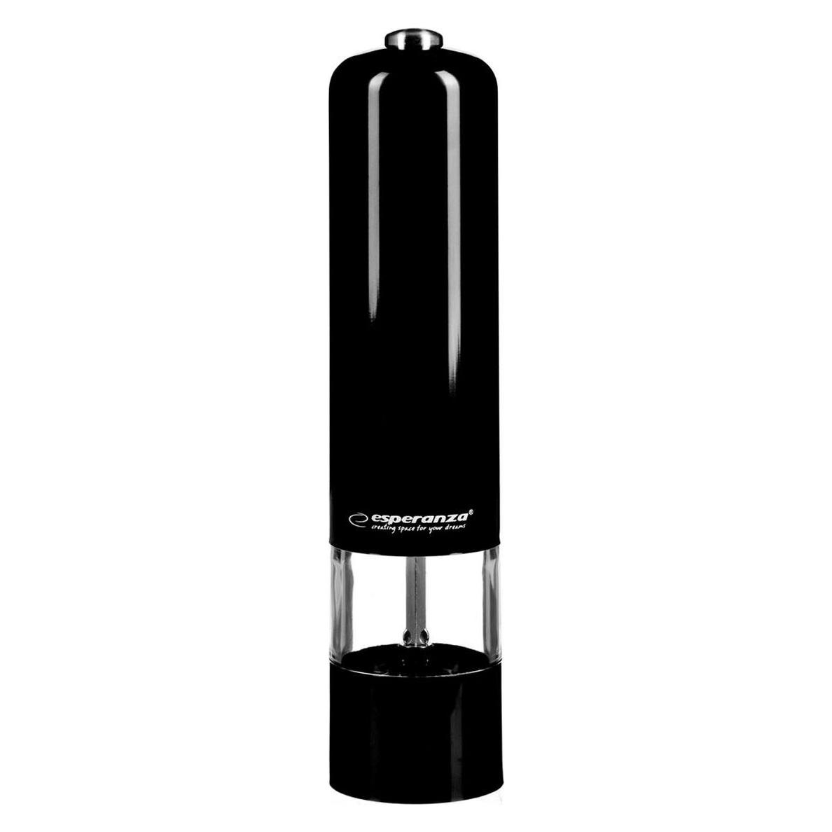 Esperanza EKP001K Schwarze Pfeffermühle (Pfeffer, Salz) (EKP001K)