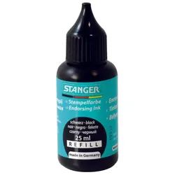 STANGER Stempelfarbe schwarz, 25,0 ml