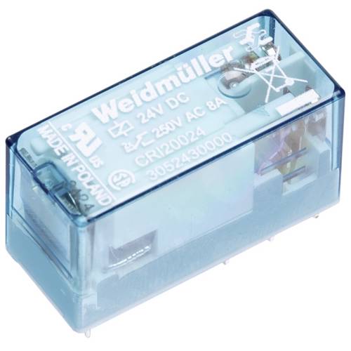 Weidmüller CRI10012 Miniatur-Industrierelais Nennspannung: 12 V/DC Schaltstrom (max.): 16A 1 Wechsler 10St.