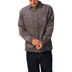 RIP CURL PREMIUM SURF CORD LS Hemd 2027 deep mushroom - L