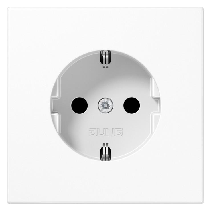 JUNG Steckdose 1f aws glz LS UP IP20 ZP LS1521WW (LS1521WW)