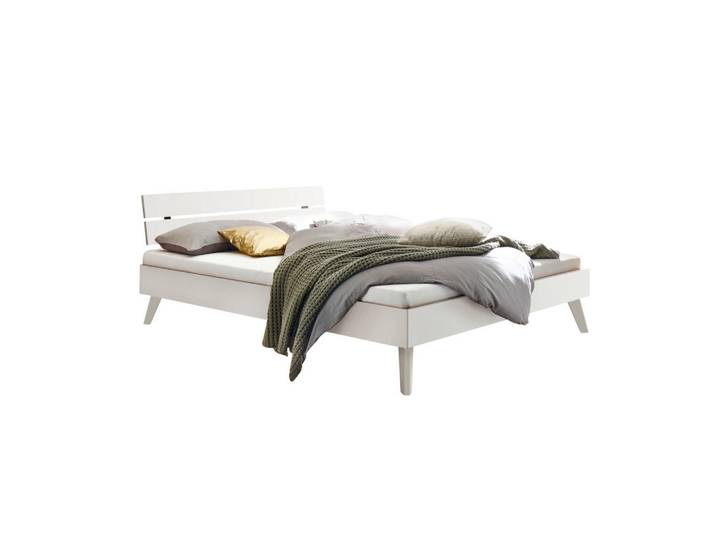 Hasena Bett, Weiß, 200x200 cm, in verschiedenen Holzarten erhältlich, Größen Über- und Sondergrößen erhältlich, Schlafzimmer, Betten, Doppelbetten