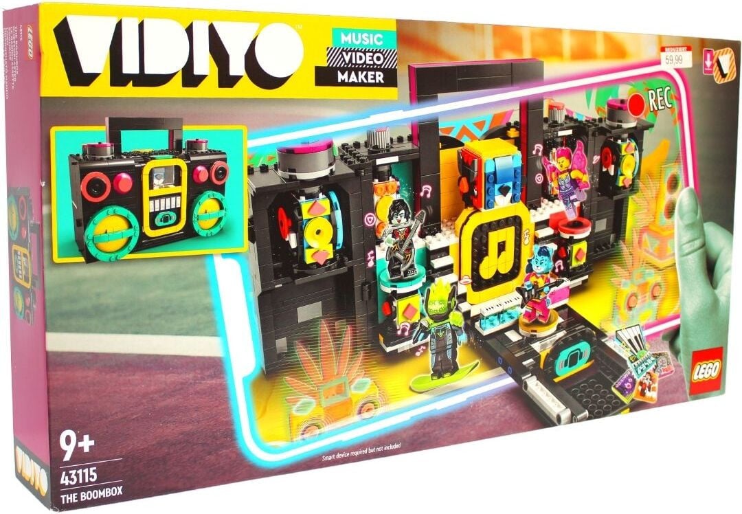 LEGO 43115 VIDIYO The Boombox BeatBox muziekset voor kinderen met AR-app
