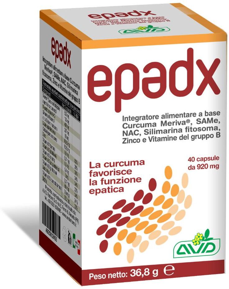 A.V.D. REFORM Srl AVD Reform Epadx 40 Capsule – Integratore per la Funzionalità Epatica
