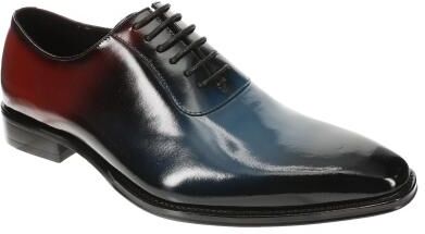 Stacy Adams Shaffer - Mens 8 Navy Oxford Shoes Medium