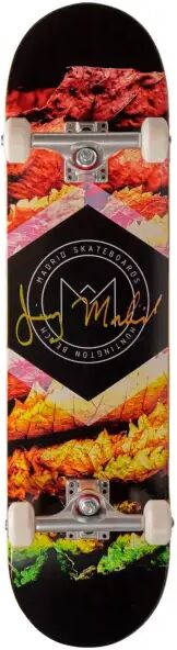 Skateboard Komplettboard Madrid Premium Autumn (8" - Schwarz)