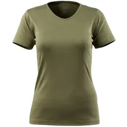 Damen T-Shirt "NICE" Crossover - 3XL - moosgrün