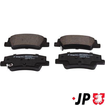 JP GROUP Bremsbelagsatz, Scheibenbremse 3663700610 Hinterachse