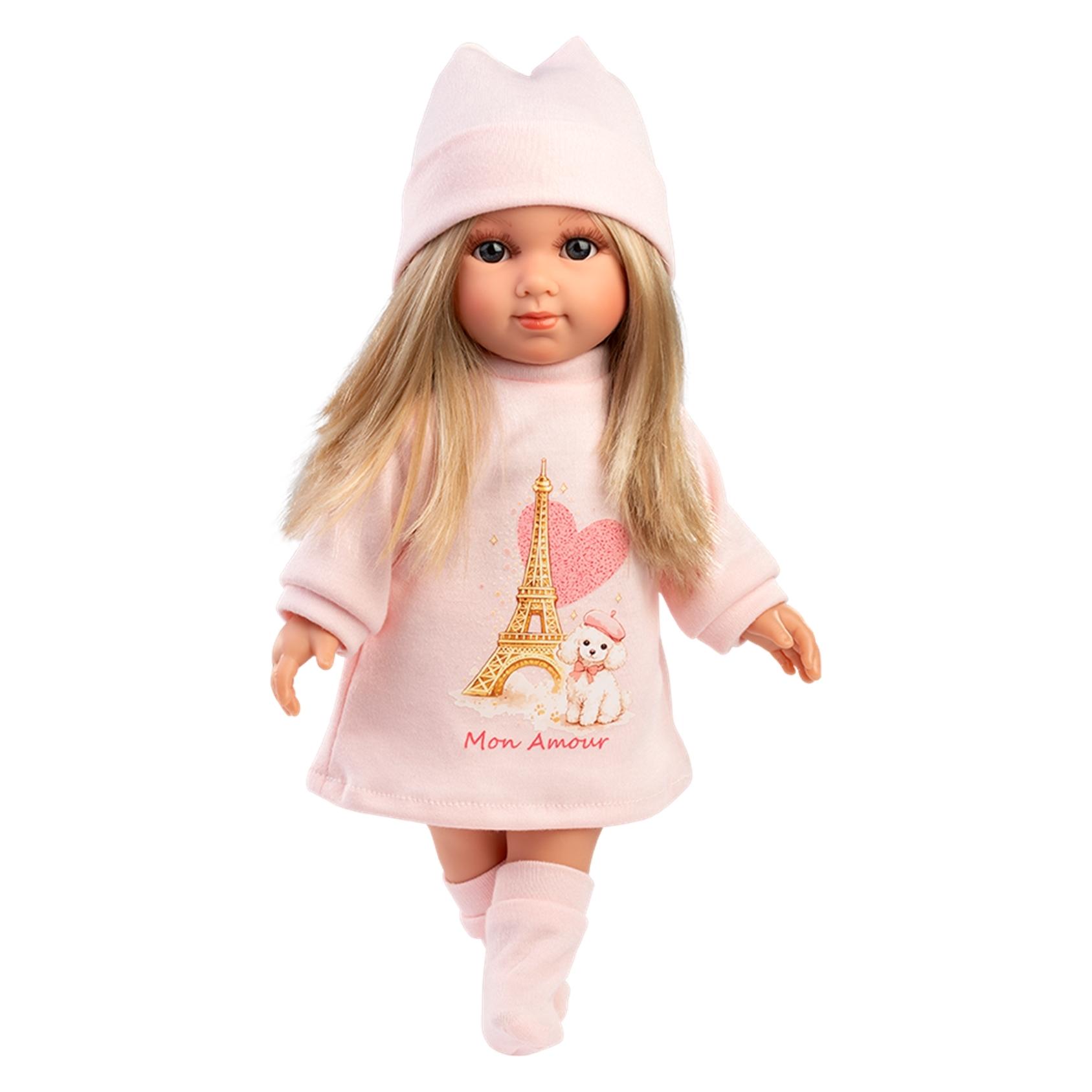 Llorens 53562 ELENA - realistische Puppe mit weichem Stoffkörper - 35 cm (4-53562)