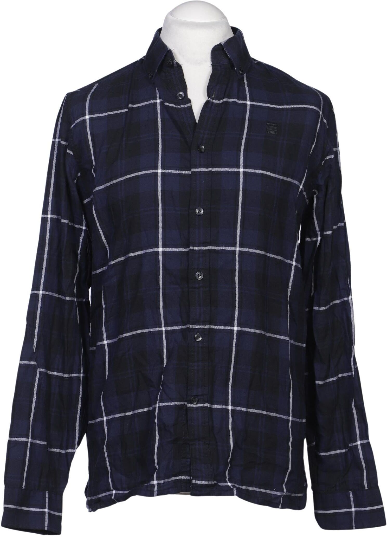 G Star RAW Herren Hemd, Mehrfarbig, Gr. L, Baumwolle - Second Hand