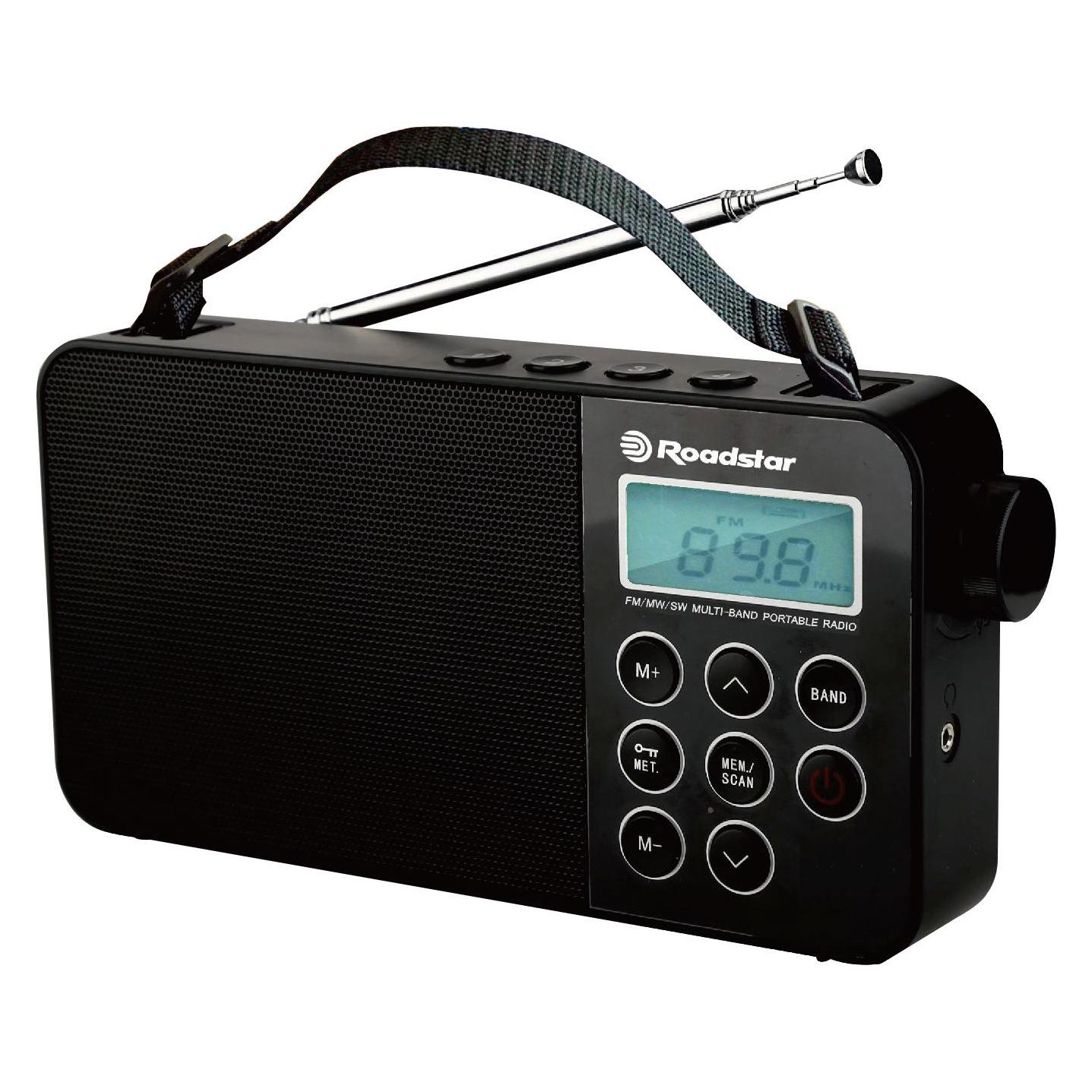 Roadstar TRA-2340PSW radio receiver, black (AM, FM, PLL, Bluetooth) (TRA-2340PSW)