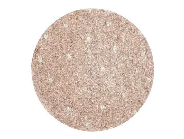 Teppich Round Dot Rosa