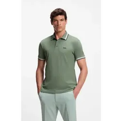 BOSS für Herren. 50469055 Grünes Paddy-Poloshirt (S), Lässig, Baumwolle, Kurzarm