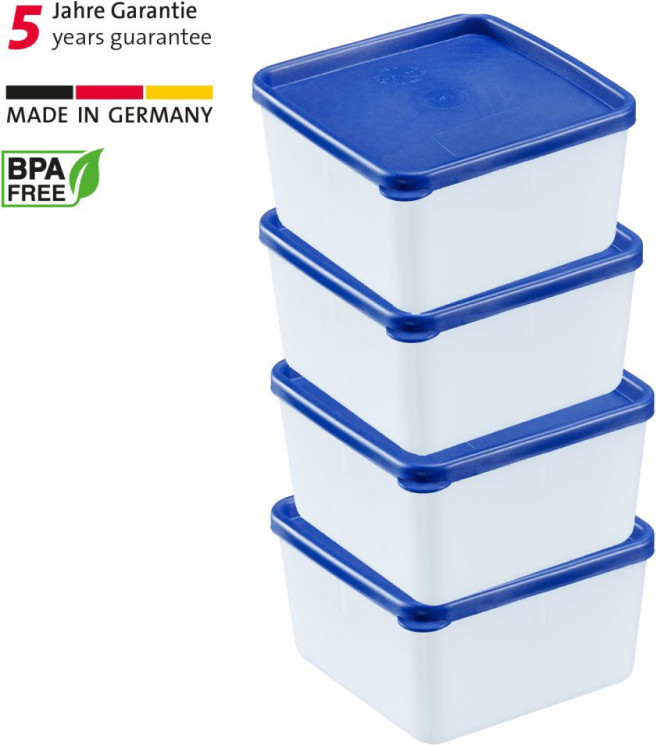 Westmark Gefrierdose Trio set van 4 stuks, 0,5 l per stuk