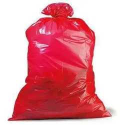 Müllsack Premium Inhalt 120l Maße 700x1100mm Stärke 45μ PE rot TRANSPAK