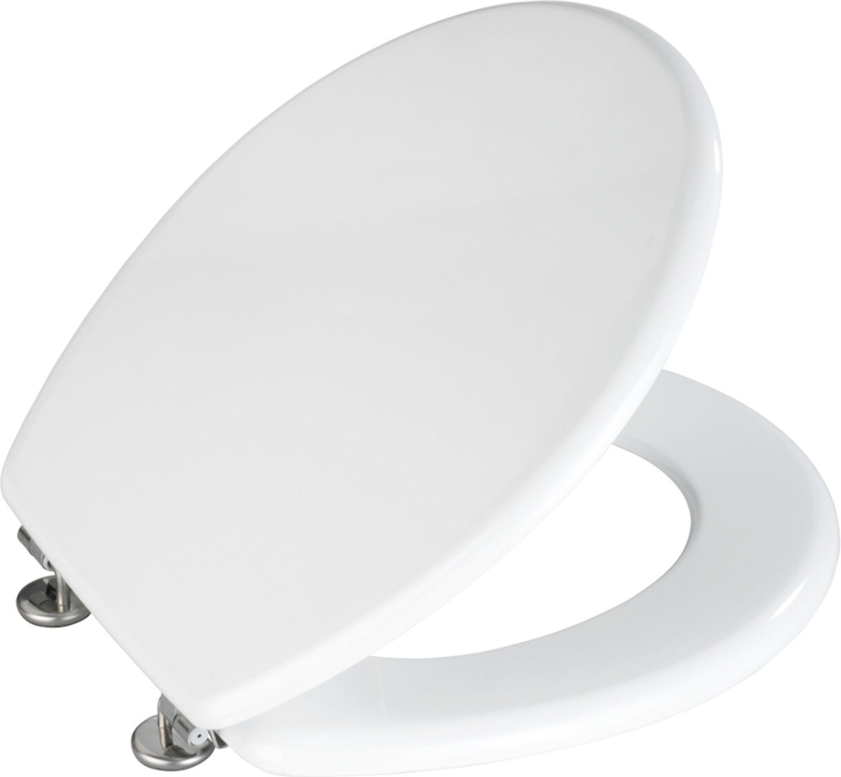 WENKO WC-Sitz Prima, MDF FSC Weiß Ohne Absenkautomatik WC-Sitze - Bad (152004100)