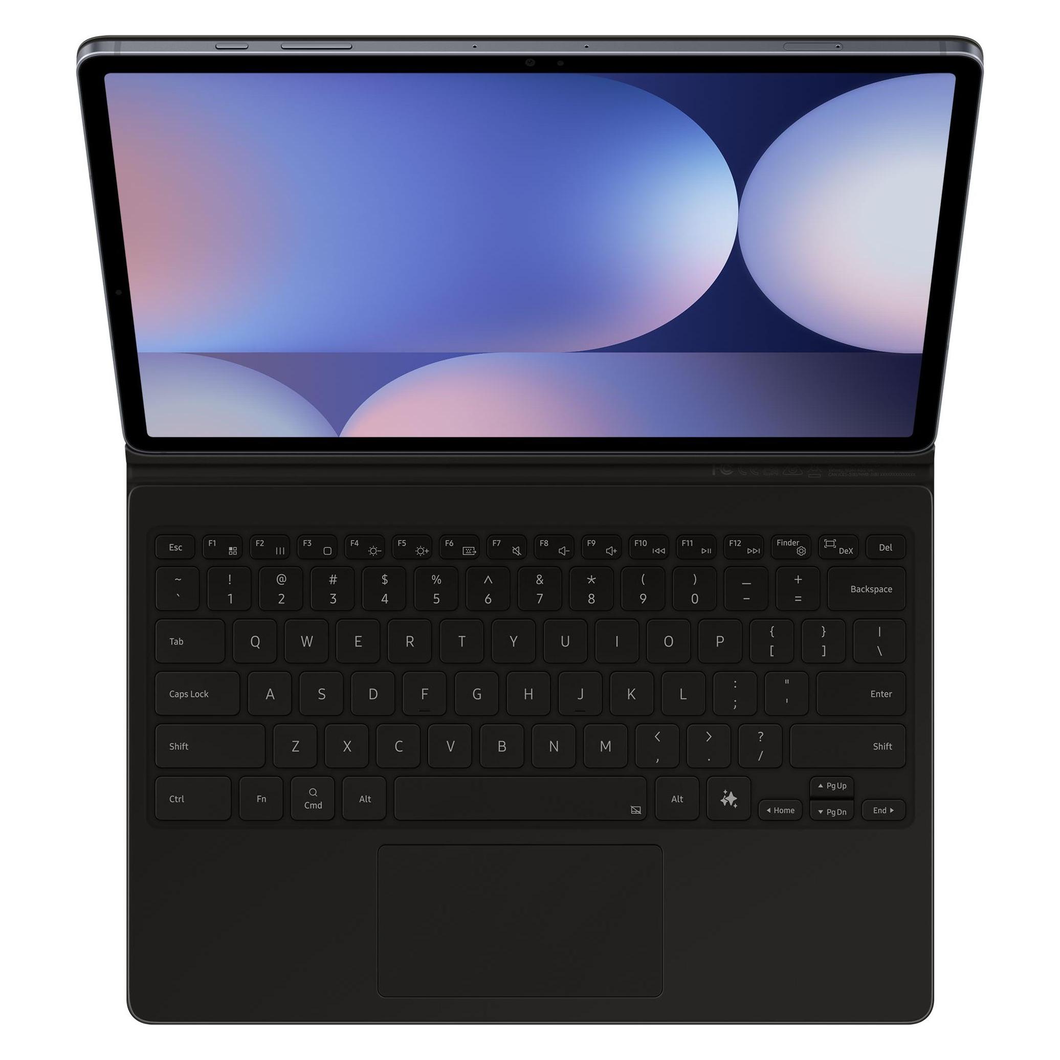 Samsung Galaxy Book Cover Keyboard mit AI (Eng. Int., Samsung Galaxy Tab S9 FE+, Samsung Galaxy Tab S9+) (EF-DX825UBEGWW)
