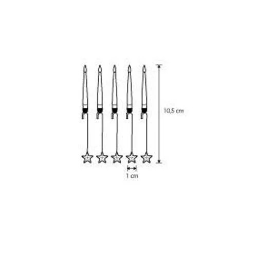 Luca Lighting Kerstboomverlichting LED-kaarsen (5 stuks)
