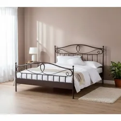 Metallbett in Dunkelbraun orientalischen Look