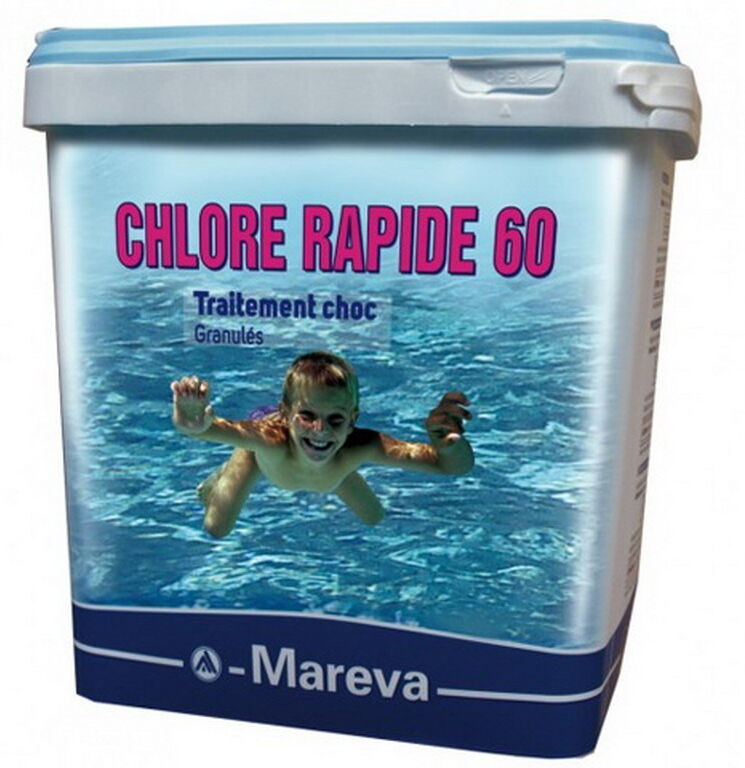 Mareva Traitement chlore choc REVA-KLOR Rapide 60 seau 10kg