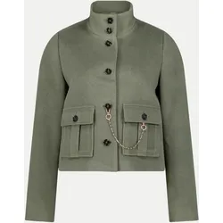 Jacke mit aufgesetzten Taschen Grün 42