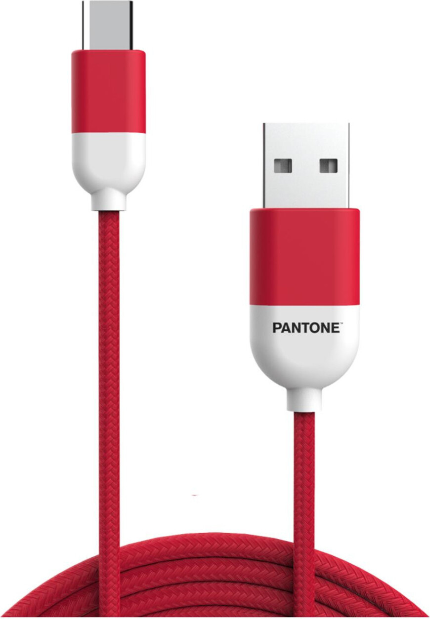 Celly USB-A naar USB-C USB 2.0 oplaadkabel, 1,5 meter, rood