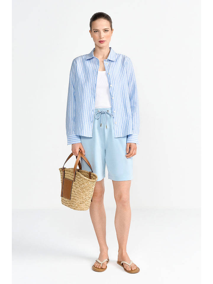 Rich & Royal Sweatbermudas in Hellblau - XS
