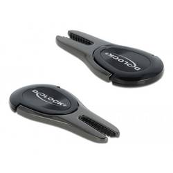 Delock 20675 Handy Ständer Anthrazit, Schwarz