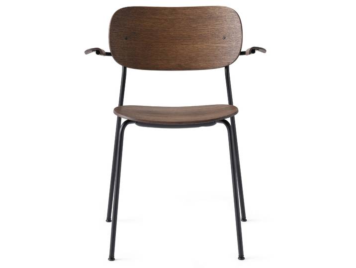 Audo Copenhagen Co Chair Esszimmerstuhl mit Armlehnen Eiche dunkel gebeizt
