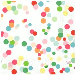 DUNI GmbH DUNI Zelltuch Serviette 33x33 cm 1/4F. Happy Bubbles