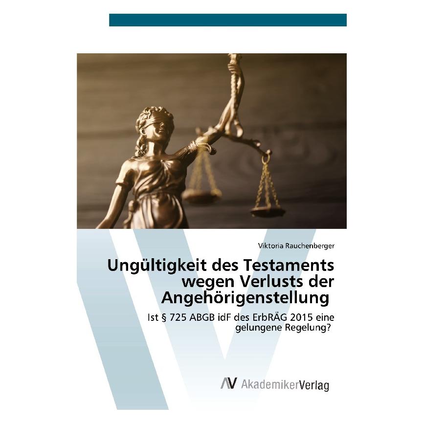 Bod Rauchenberger:Ungültigkeit des Testamen (Deutsch, Softcover, Viktoria Rauchenberger) (57200663)