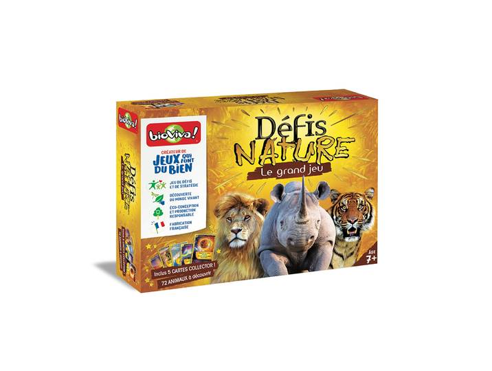 Le grand jeu Défis Nature cartes collector