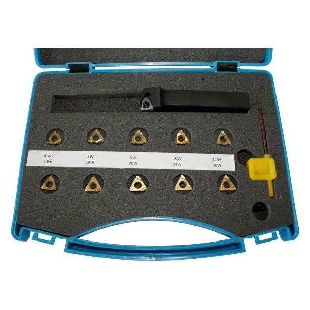 Elmag - Aussengewinde-Dreh-Set KEG 16 mm, 12-teilig, metrische Gewinde (89400)