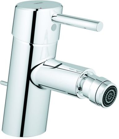 Grohe Bidet Armatur Concetto 32208001 chrom, mit Ablaufgarnitur