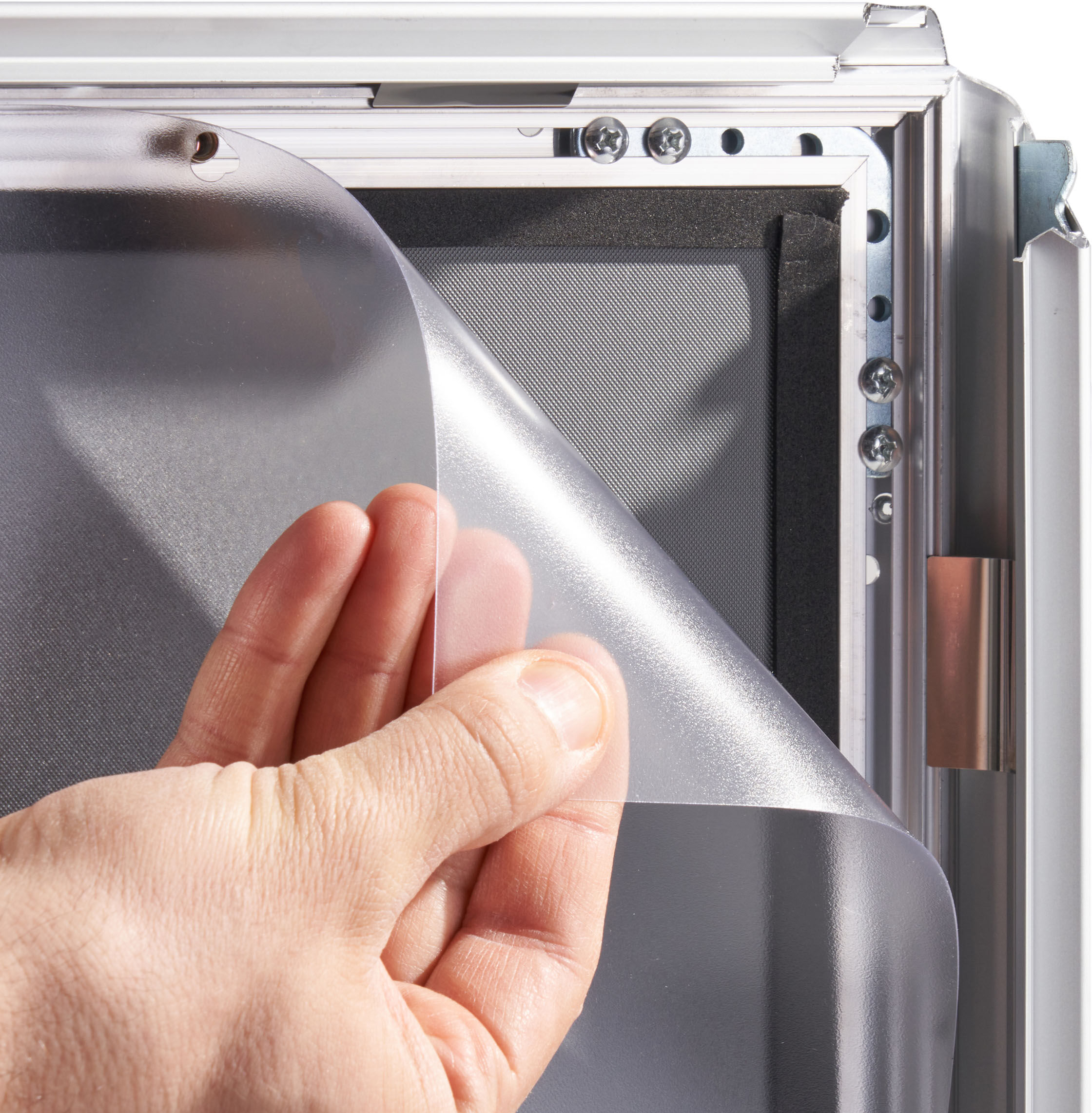 SPRINTIS Cadre clic-clac B1, verrouillable, étanche pour l'extérieur argent, aluminium