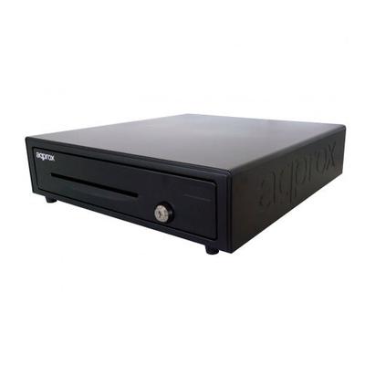 APPROX Kassenschublade Ca 41Cm Schwarz Elektrisch Rj11