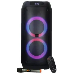 Manta SPK0802B120 ATTIS, Bluetooth Lautsprecher, Schwarz