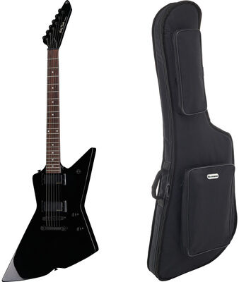 Harley Benton EX-84 Modern BK w/Bag Schwarz