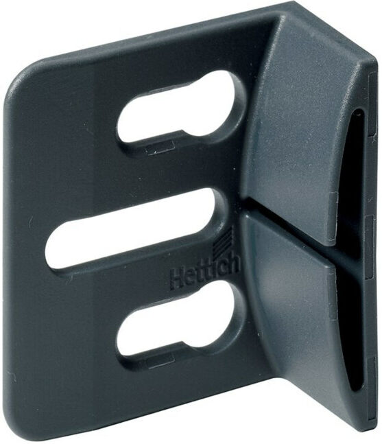 Hettich SlideLine M MB-battant, 9115216 30kg plastique, gris (9115216)